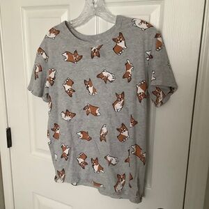 Size M corgi top
